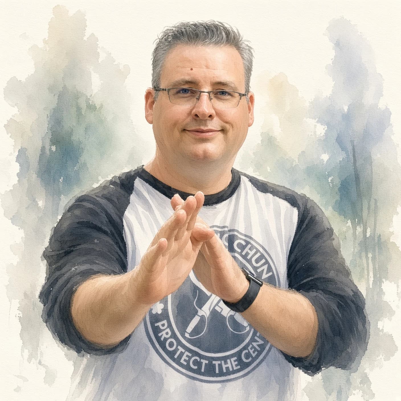 Adam Boyer, head teacher of Akron Wing Chun
